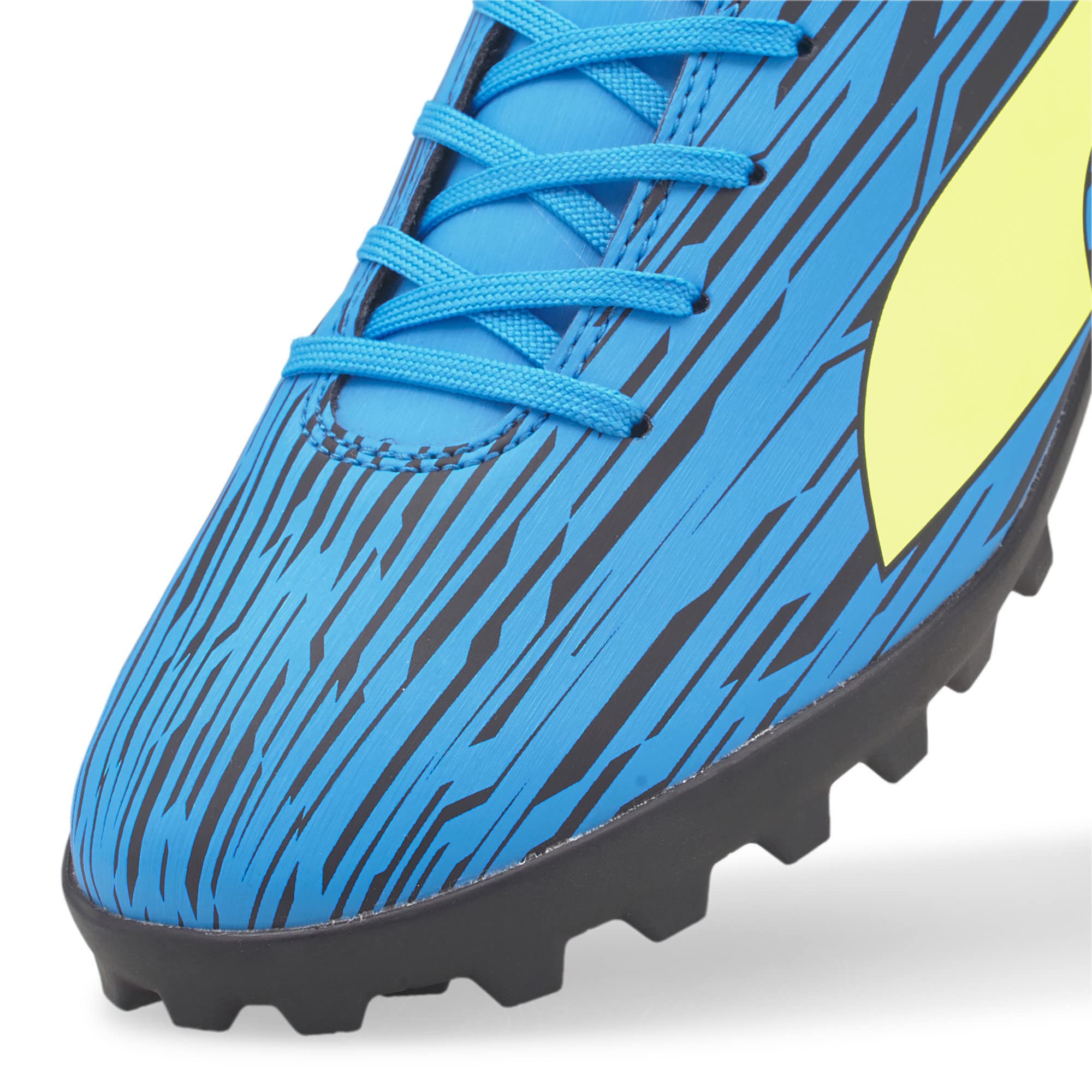 Puma Men's Rapido III Soccer Shoe, Ocean Dive-Yellow Alert Black, 11