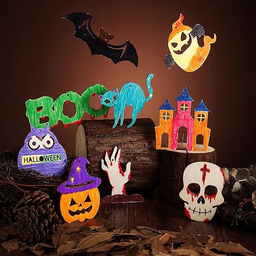 Miniatura 3 de 36 adornos colgantes para fiestas temáticas de océano, rebanadas de madera tropical, peces y animales, decoración colgante de peces, tortugas