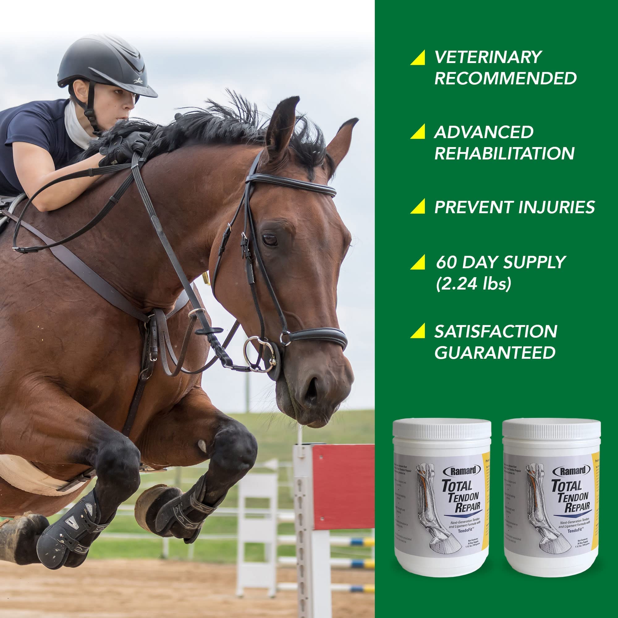 Ramard Total Tendon Repair Supplement for Horses Advanced Formula for