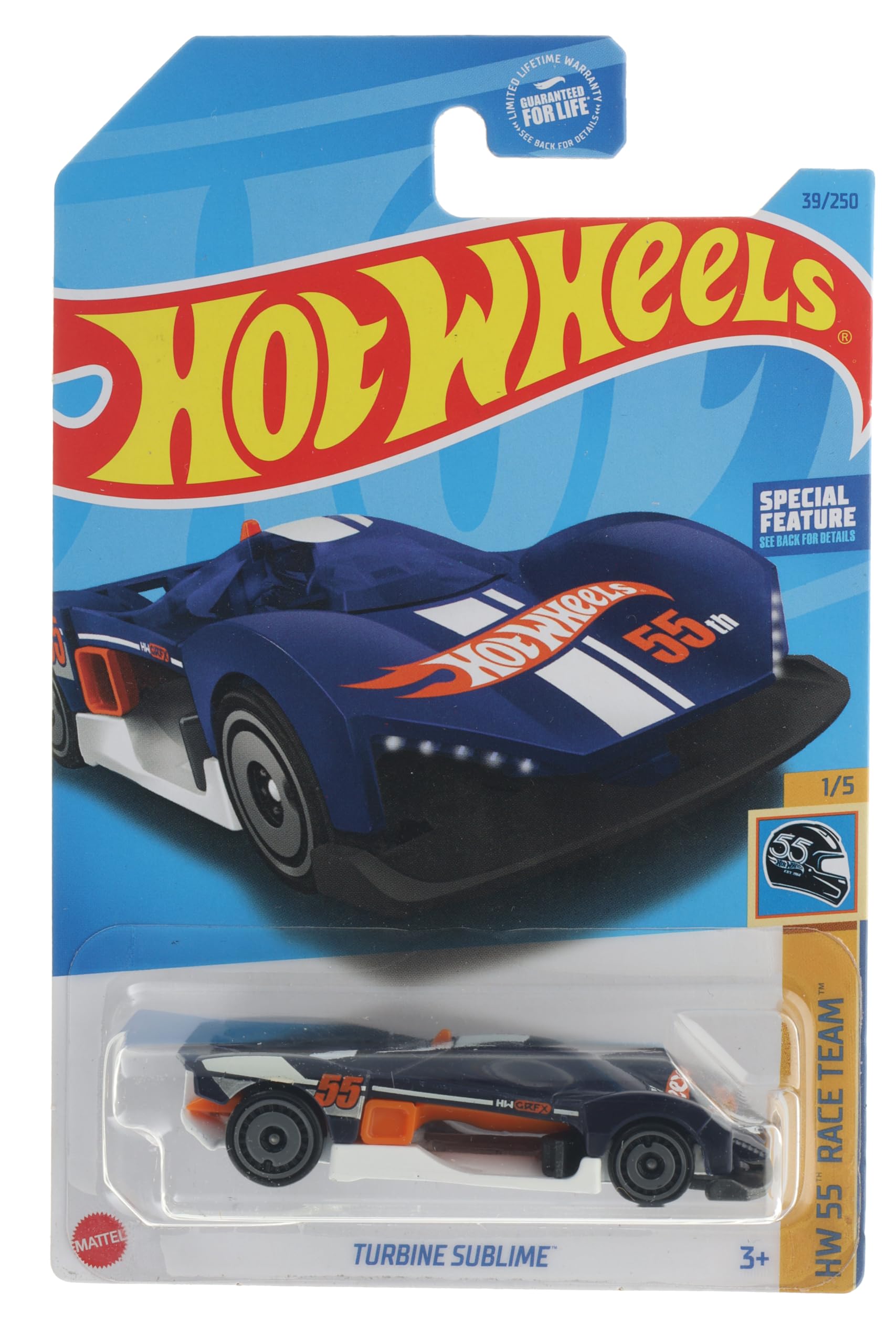 Hot Wheels - Turbine Sublime - HW 55 Race Team - 2023 - Mint