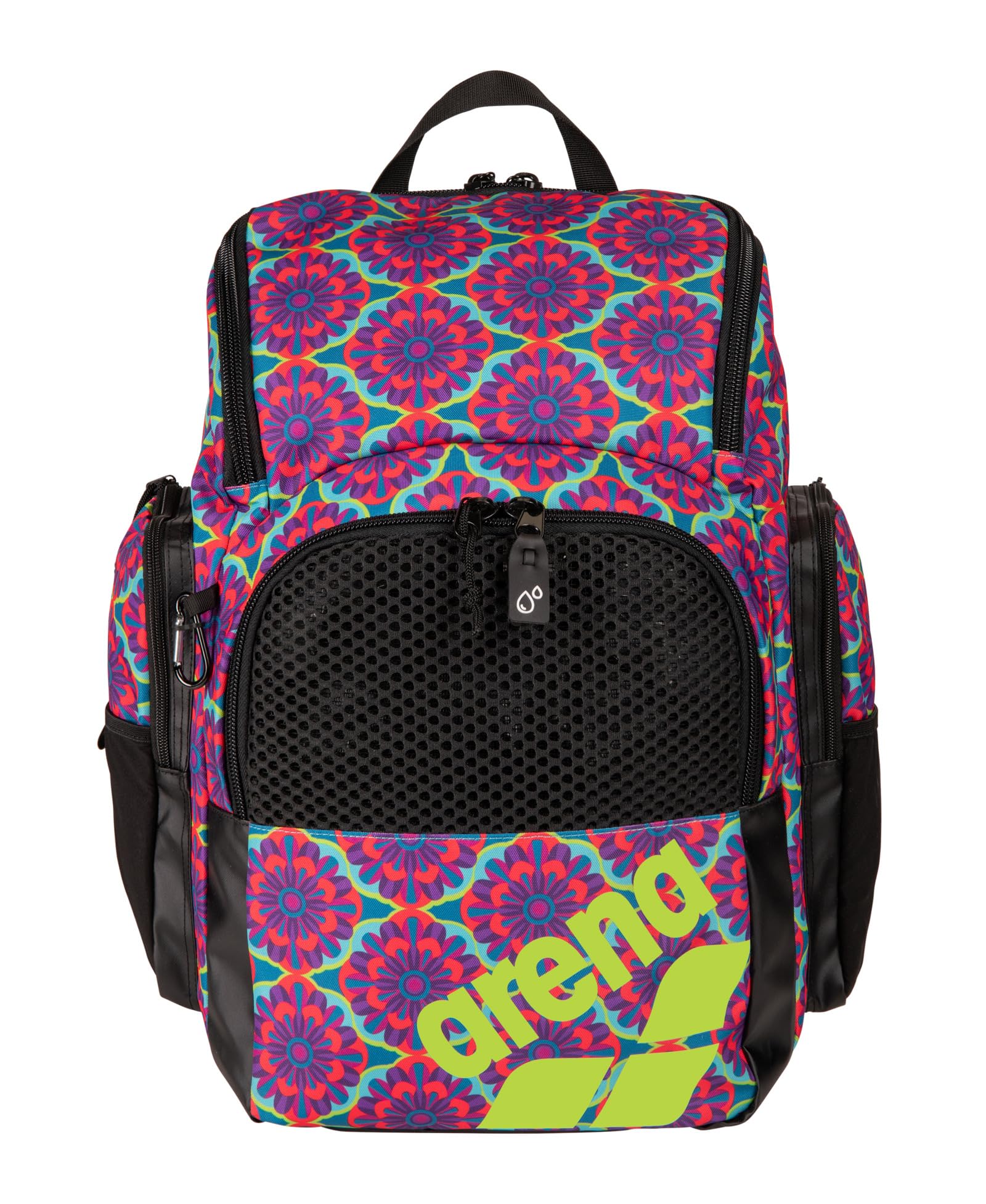 ARENA One Go - Mochila de natación, atleta, deportes, gimnasio, multideporte, tamaño mediano, equipo de entrenamiento, bolsa de natación, 35 litros, floral