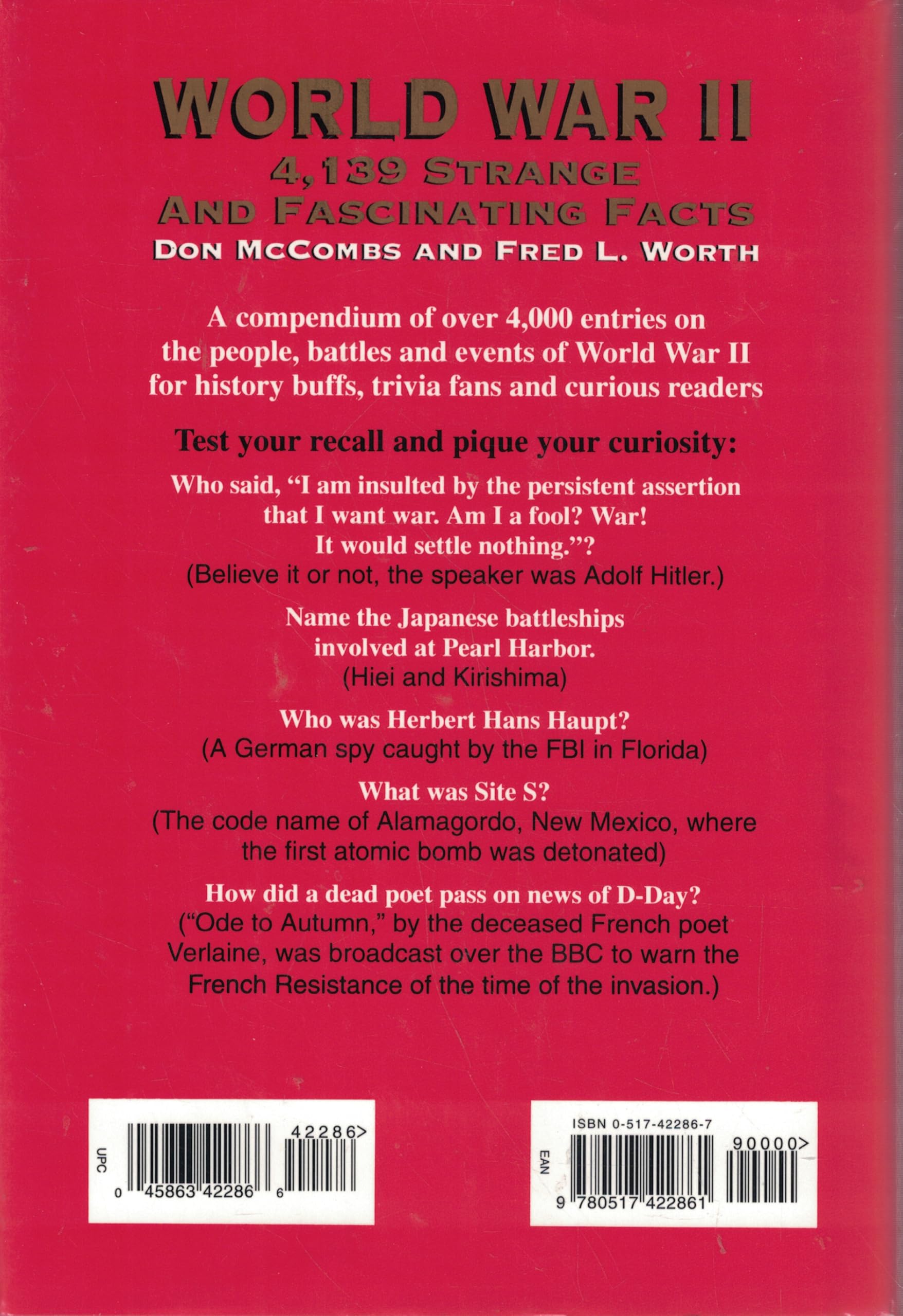 World War II: 4,139 Strange and Fascinating Facts - Image 2