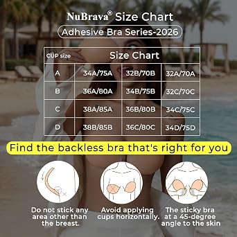 Adhesive Bra Strapless Sticky Invisible Push up Silicone Bra Resuable for Backless Dress