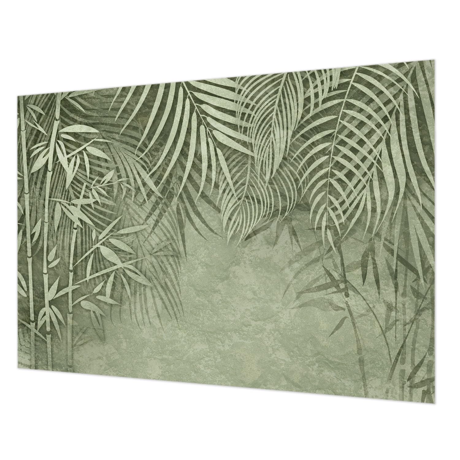 Papier peint facile à poser intissé lavable Tulup bambou