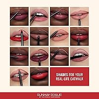 Vista 6 de Runway Rogue Designer Liner Lápiz Delineador de Labios, Lápiz Delineador de Labios Mate Rosa Suave-Malva y Sacapuntas para Delineador de Labios, 'A