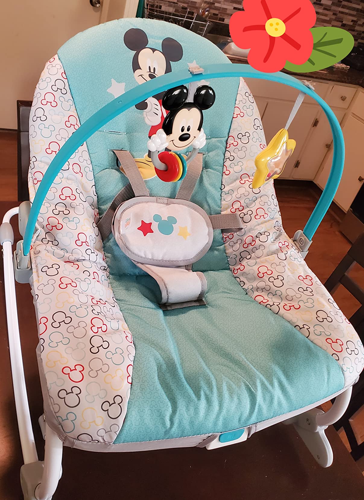 11/mo Finance Disney Baby MINNIE MOUSE Infant to Toddler Rocker