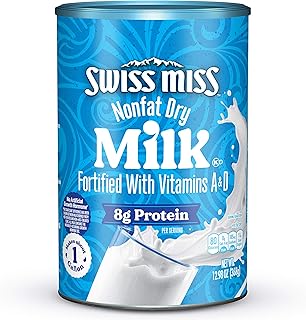 Nonfat Dry Milk With Vitamins A and D&comma; 12&period;98 oz Canister