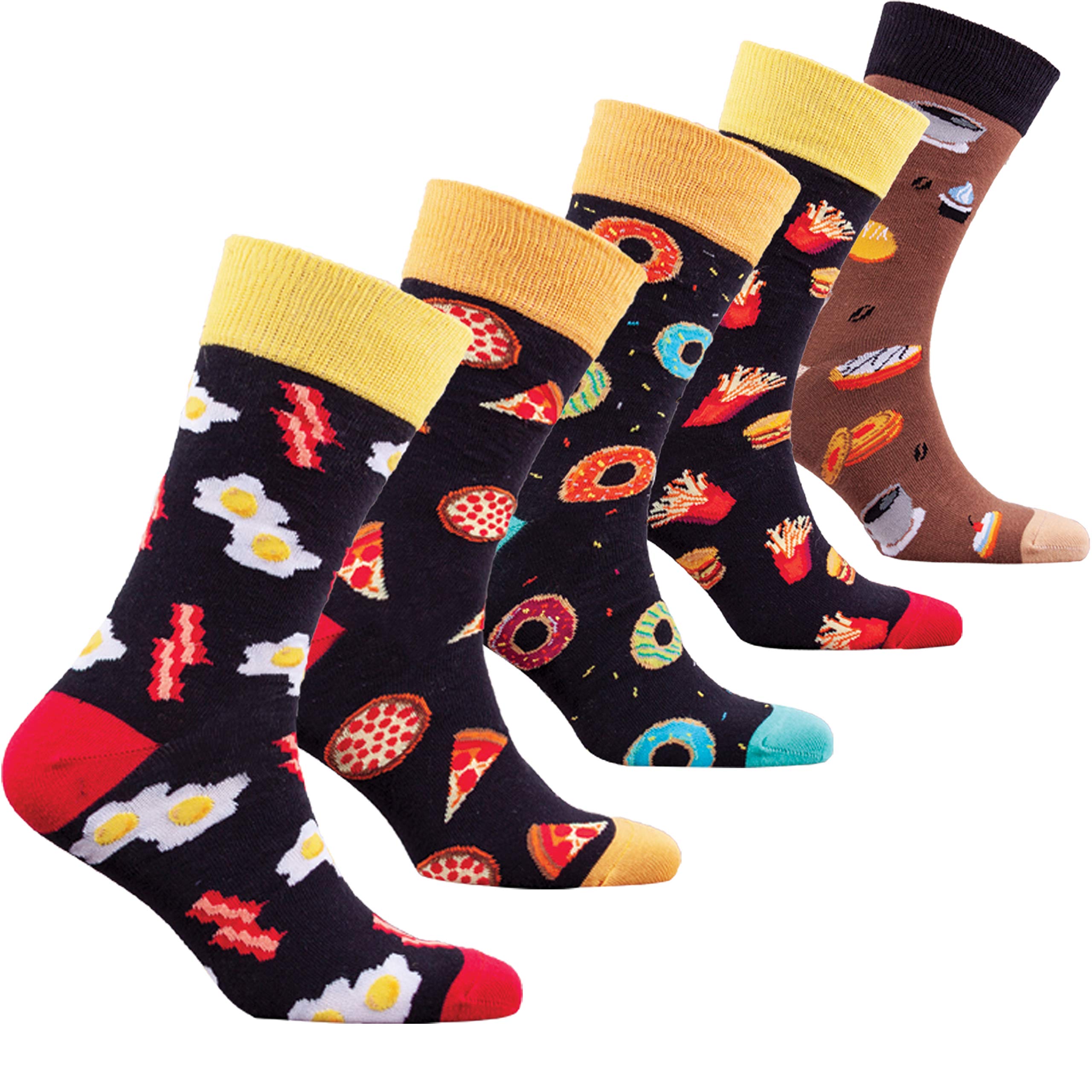 socks n socks-Mens 5pair Luxury Colorful Cotton Fun Novelty Dress Socks Gift Box