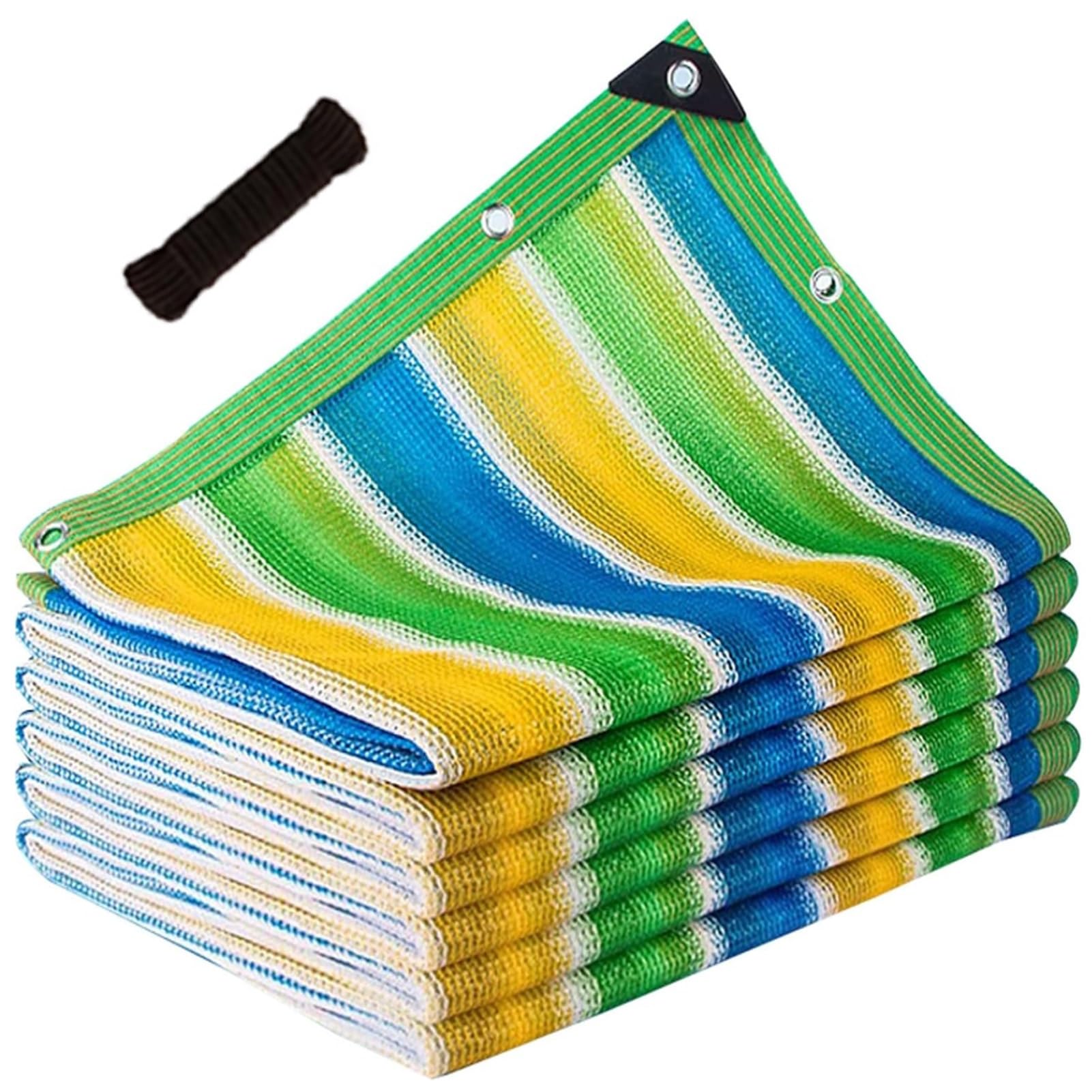 Filet protection solaire YVYKFZD anti-chaleur 90% toile ombrage pour terrasse