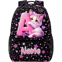 Custom Animal Backpack for Girls - 17 Inch Kids School Bookbag