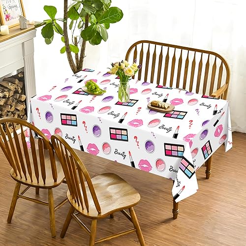 Miniatura 133 de CC HOME 1 pieza de mantel de plástico para fiesta de los 90 de 54 x 87 pulgadas de largo, mantel vintage retro de los 90 de hip hop, tema de 1990