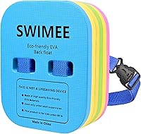 Vista 1 de SWIMMEE Flotador de espalda para niños, burbujas de natación de seguridad con 3 capas ajustables, cómodos flotadores impermeables dispositivo