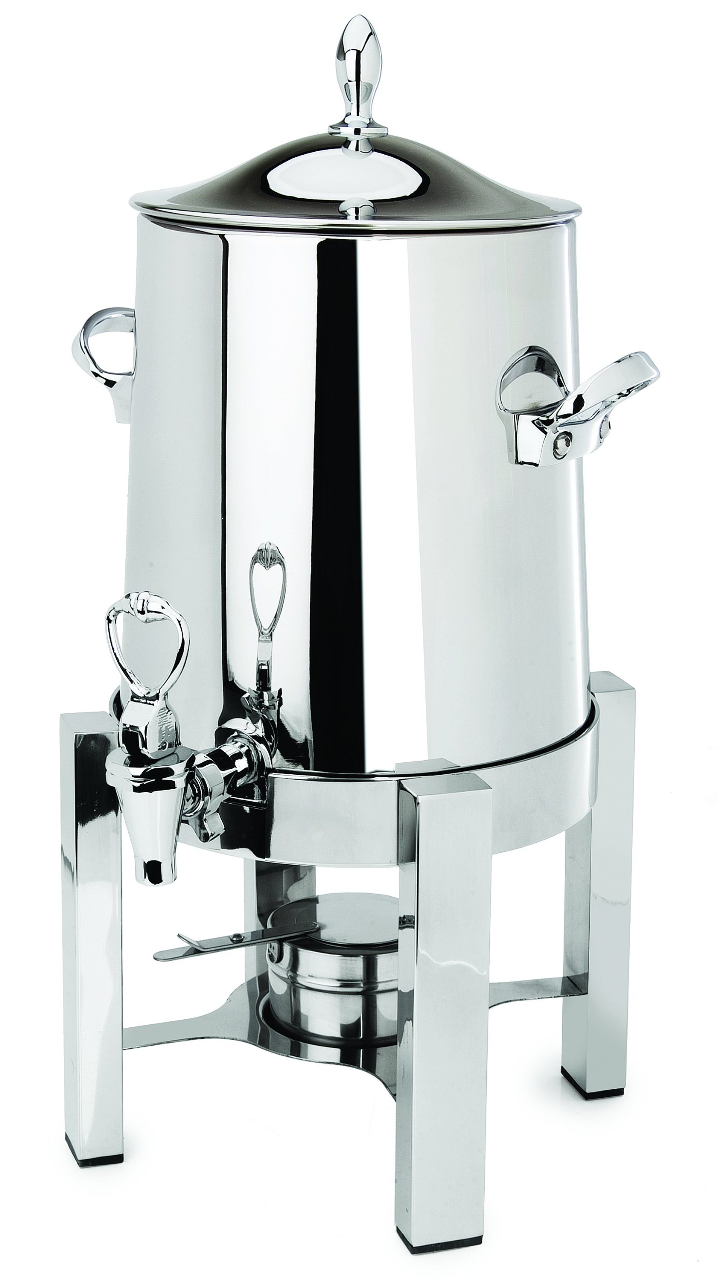 Eastern Tabletop 3143 Stainless Steel 3-Gallon Coffee Urn with P2-Pillared Square Legs