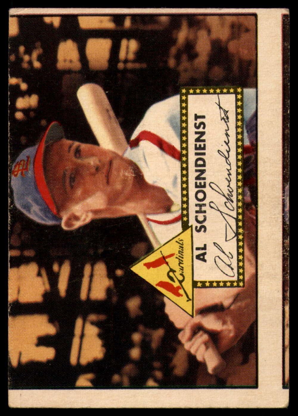 Baseball MLB 1952 Topps #91 Red Schoendienst VG/EX Cardinals