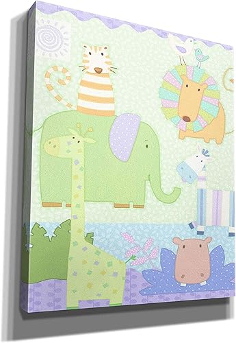 Miniatura 10 de Epic Graffiti 'Zoo Time 2' by Viv Eisner, Canvas Wall Art, 12"x16"