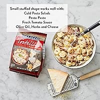 Vista 5 de DeLallo Pasta Tortellini de tres quesos, bolsa de 8.8 onzas, hecha con queso parmesano (paquete de 4)