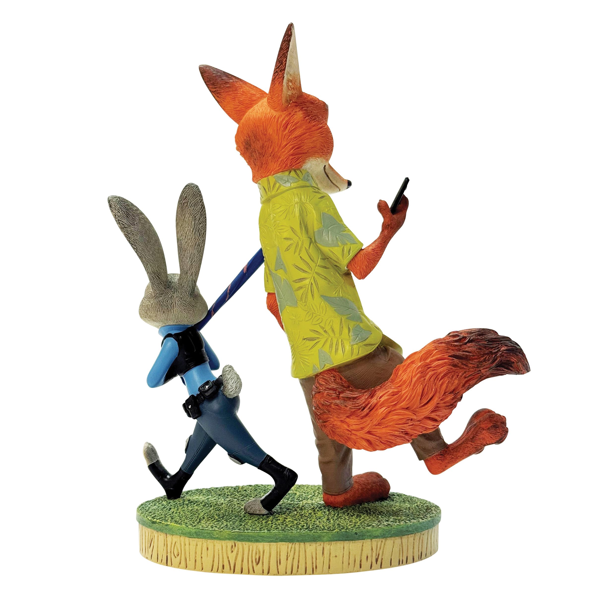 Enesco Disney Showcase Zootopia Nick and Judy - Figura de pie de Nick y Judy, 8.07 Pulgadas, Multicolor