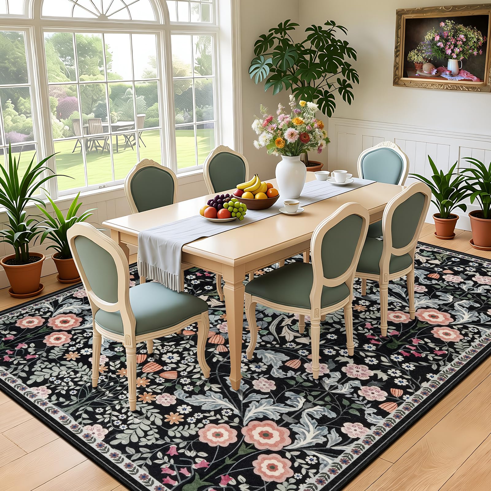 Tapis lavable pour le salon