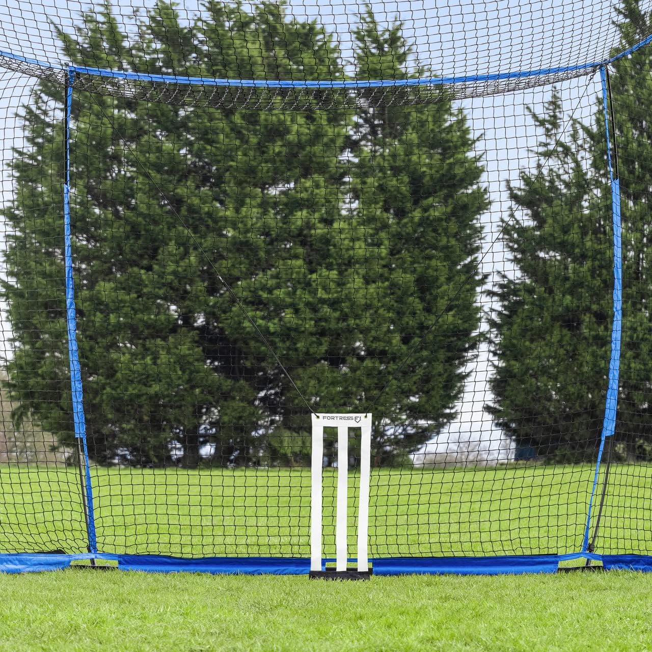 FORTRESS Baseball Pop-Up Backstop Net - Pop-Up Practice net | Batting/Pitching Net | Baseball Training Equipment | Baseball Net for Hitting and Pitching | Cricket Net