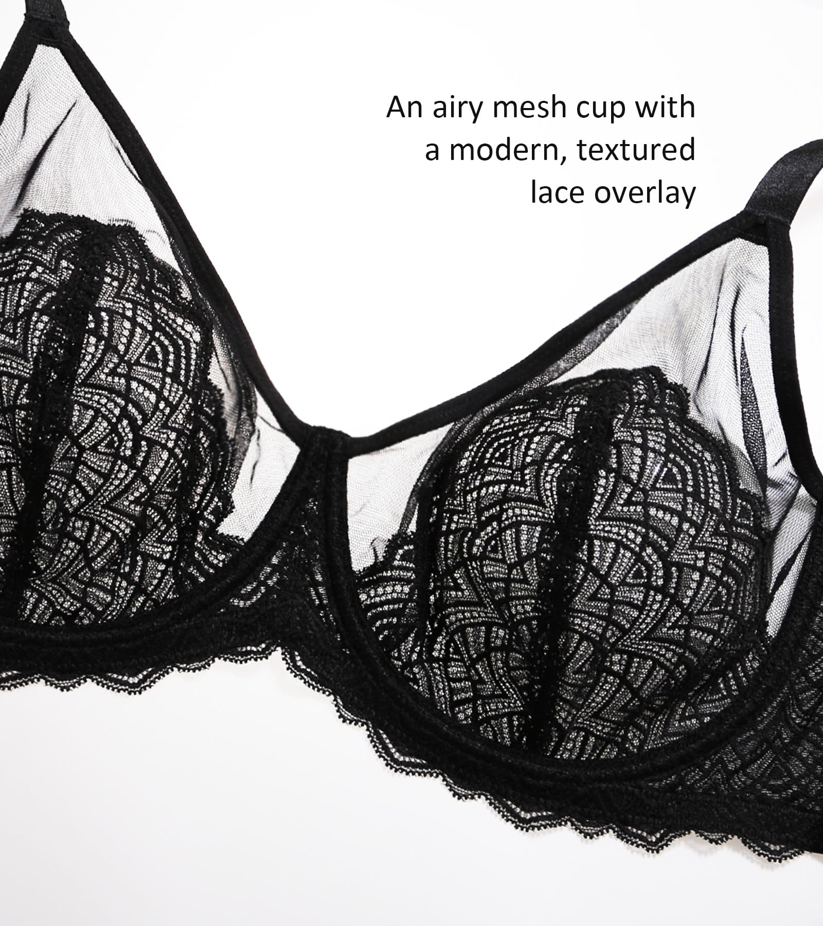 DotVol Donna Minimizer Pizzo Sexy più Dimensione Copertura Completa Underwire Reggiseno Quotidiano