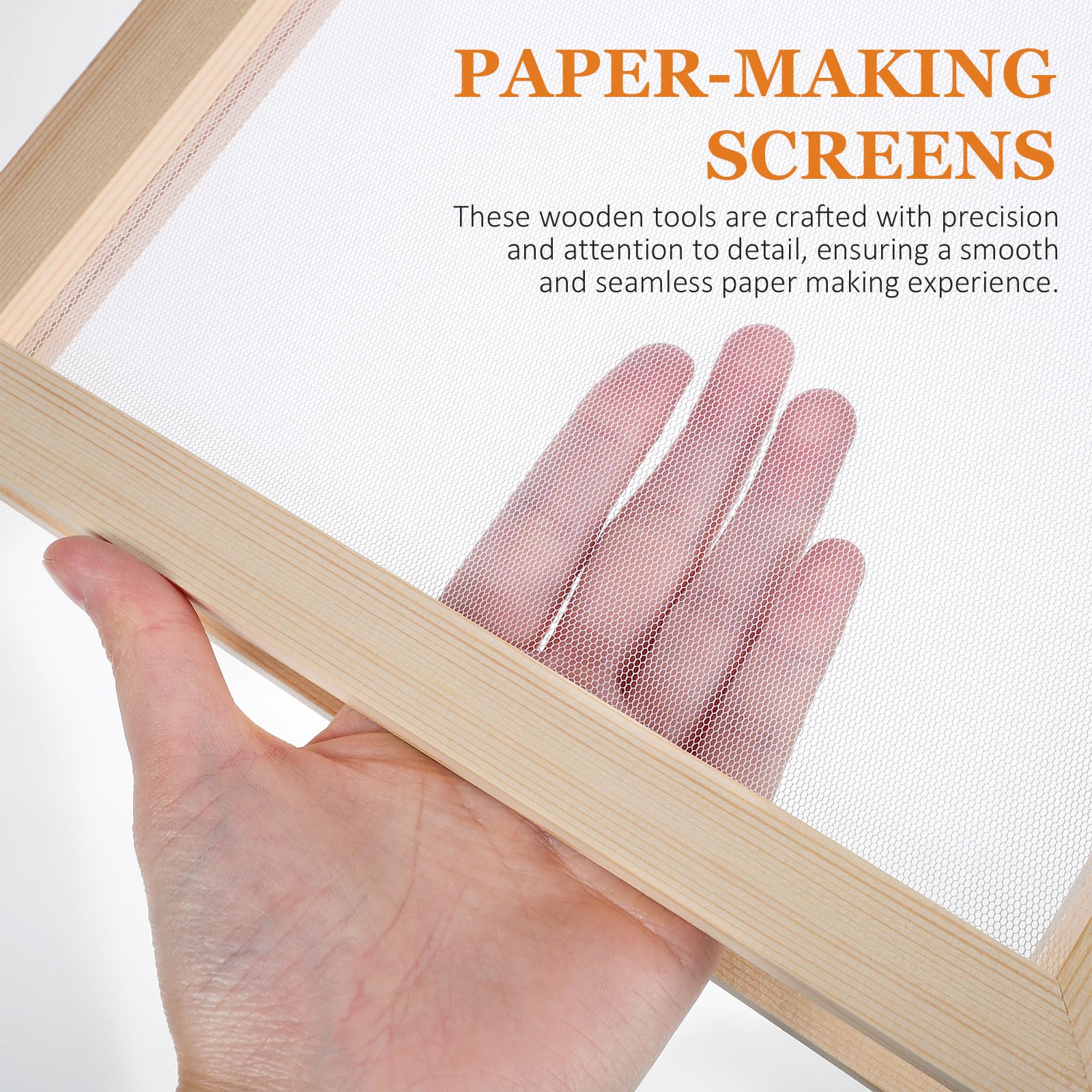 Kit de Fabrication de Papier en Bois, 1 Ensemble, 3 Tailles