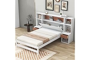 Twin Bed Frame with Headboard Storage: Ideal Space-Saving Solution for Modern Bedrooms