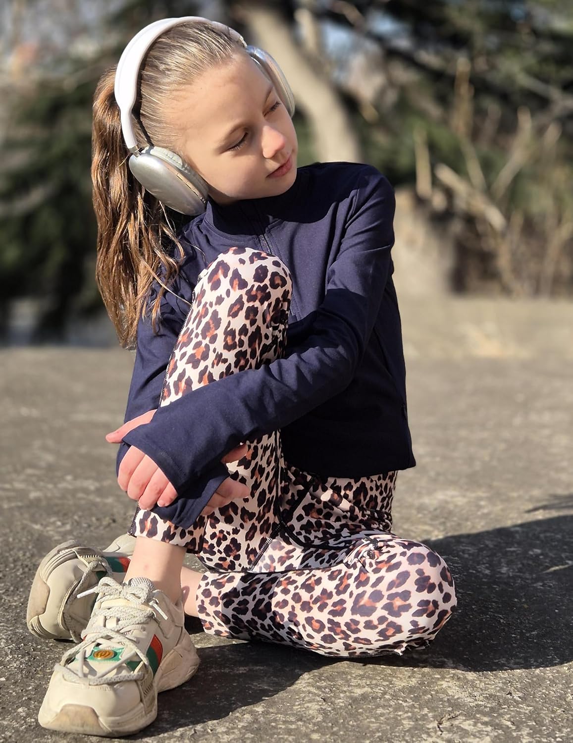 Zaclotre Girls Fleece Long Sleeve Shirts Half Zip Pullover Sweatshirt with Pockets Kids Athletic Winter Jacket - Image 8