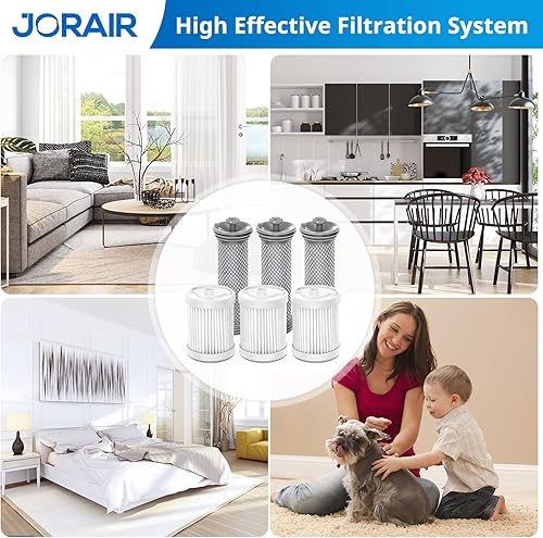 Miniatura 7 de Kit de filtros de repuesto compatible con Tineco A10A11 Hero, A10A11 Master, Pure One S11, PWRHERO11 Snap aspiradora inalámbrica, serie S11, S12 Pro