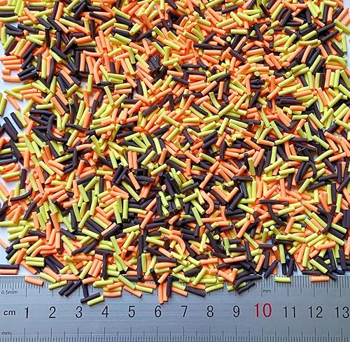 Miniatura 25 de EHOPE Gránulos falsos de polímero de 3.53 oz, chispas de resina sintética, gránulos de arcilla para resina, chispas de caramelo falso para arte