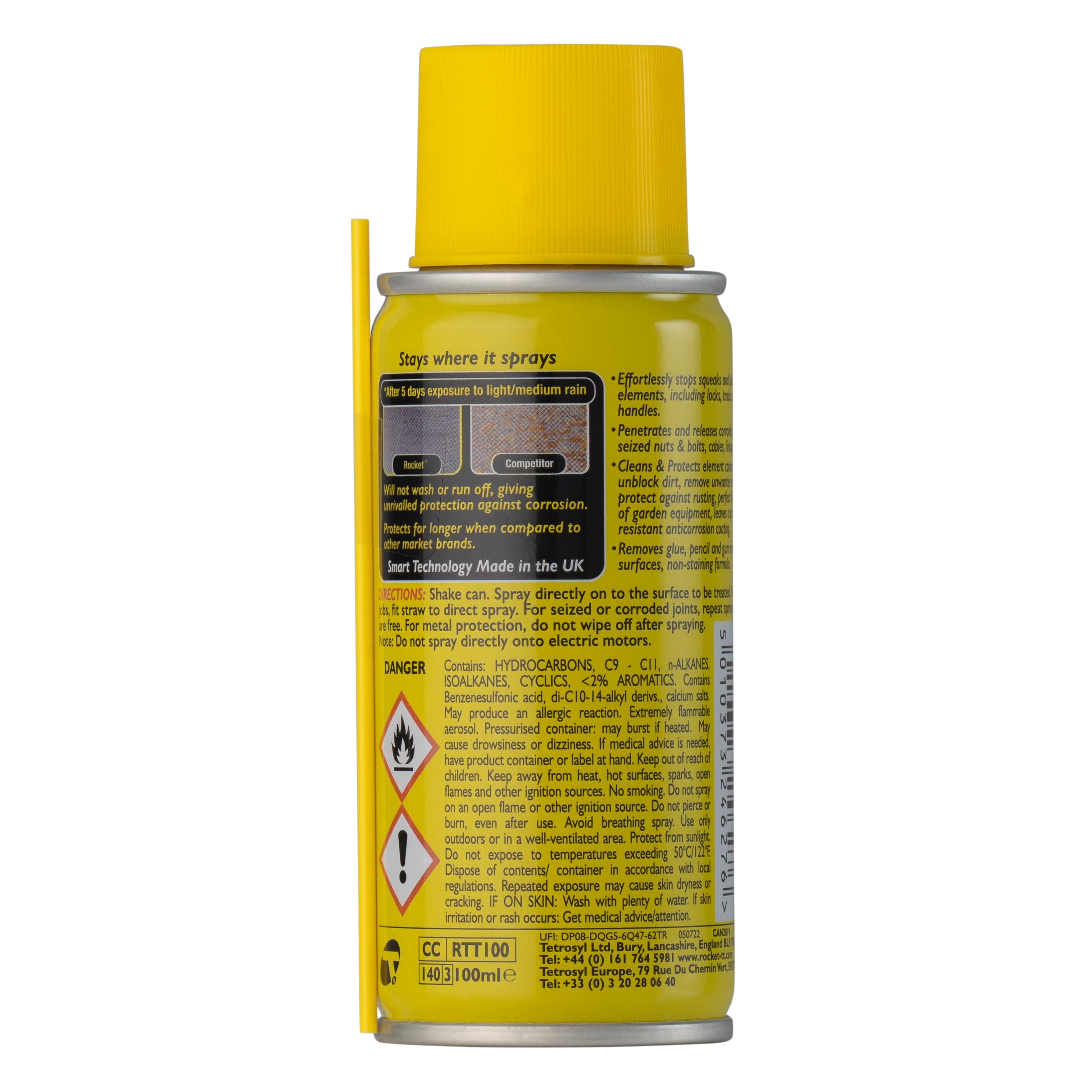 Rocket TT Tappo e cannuccia super lubrificante multiuso 100ml