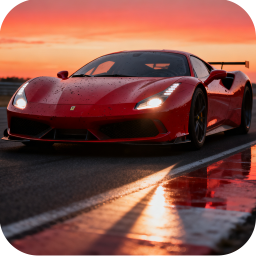 Third-Person View Turbo Speed Racing