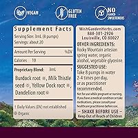 Vista 2 de WishGarden Herbs Tónico de fuerza hepática - Suplemento de apoyo hepático a base de plantas con bardana, raíz de diente de león y raíz de muelle