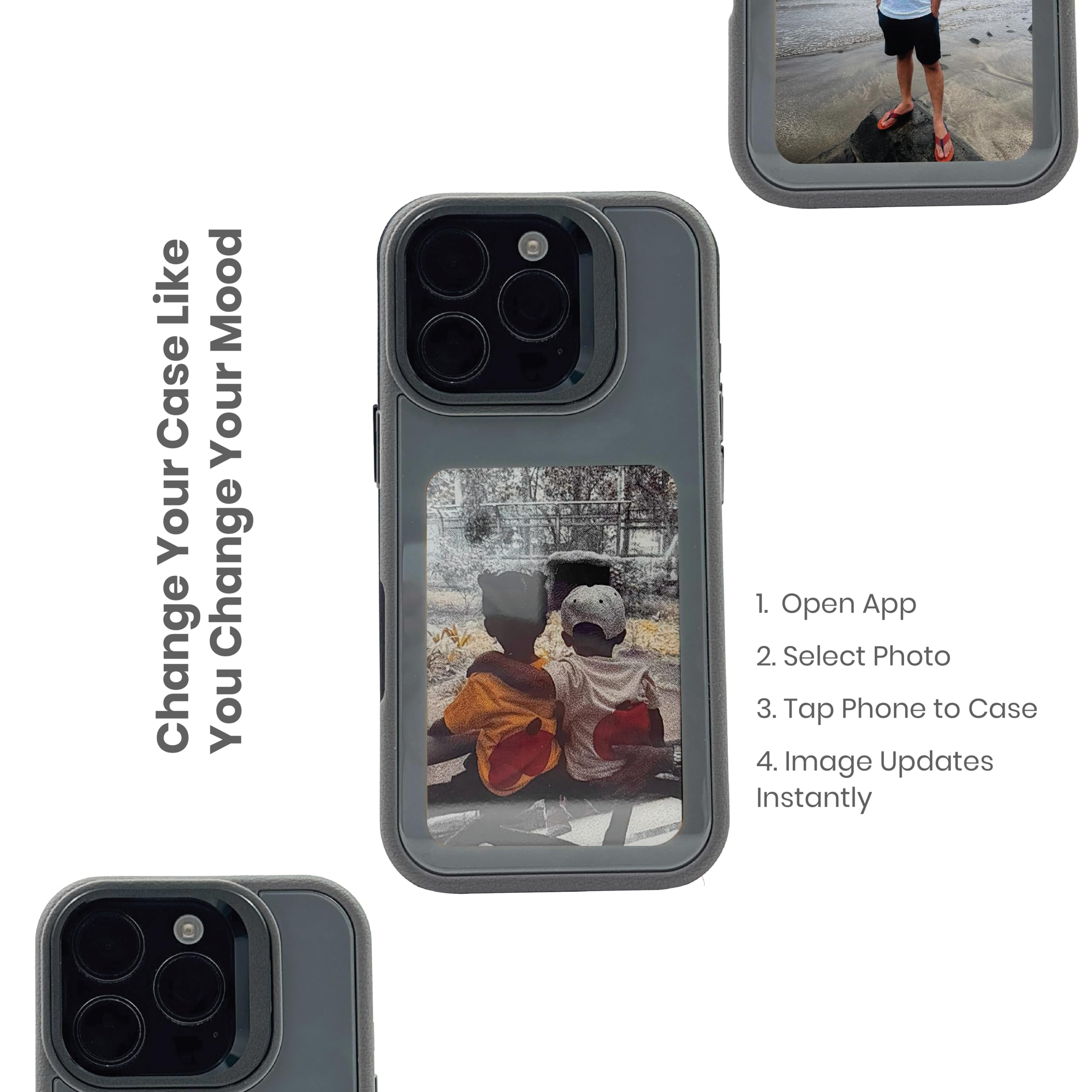 Macmerise NFC E-Ink Display Case for iPhone 15 Pro - Smart DIY