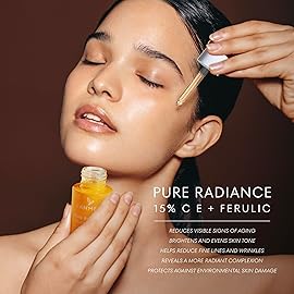 Lanmeri Vitamin C Face Serum 3pack- CE Ferulic Facial Serum with 15% Pure L-Ascorbic Acid, Ferulic Acid, Vitamin E, & Hyaluronic Acid - Anti Aging, Anti Wrinkle Skin Brightening Dark Spot Corrector