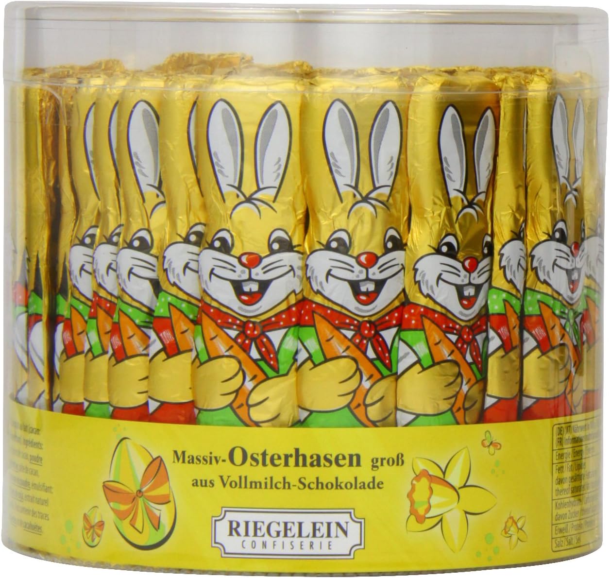 Riegelein Osterhasen massiv, 1 Pack (1 x 875 g)
