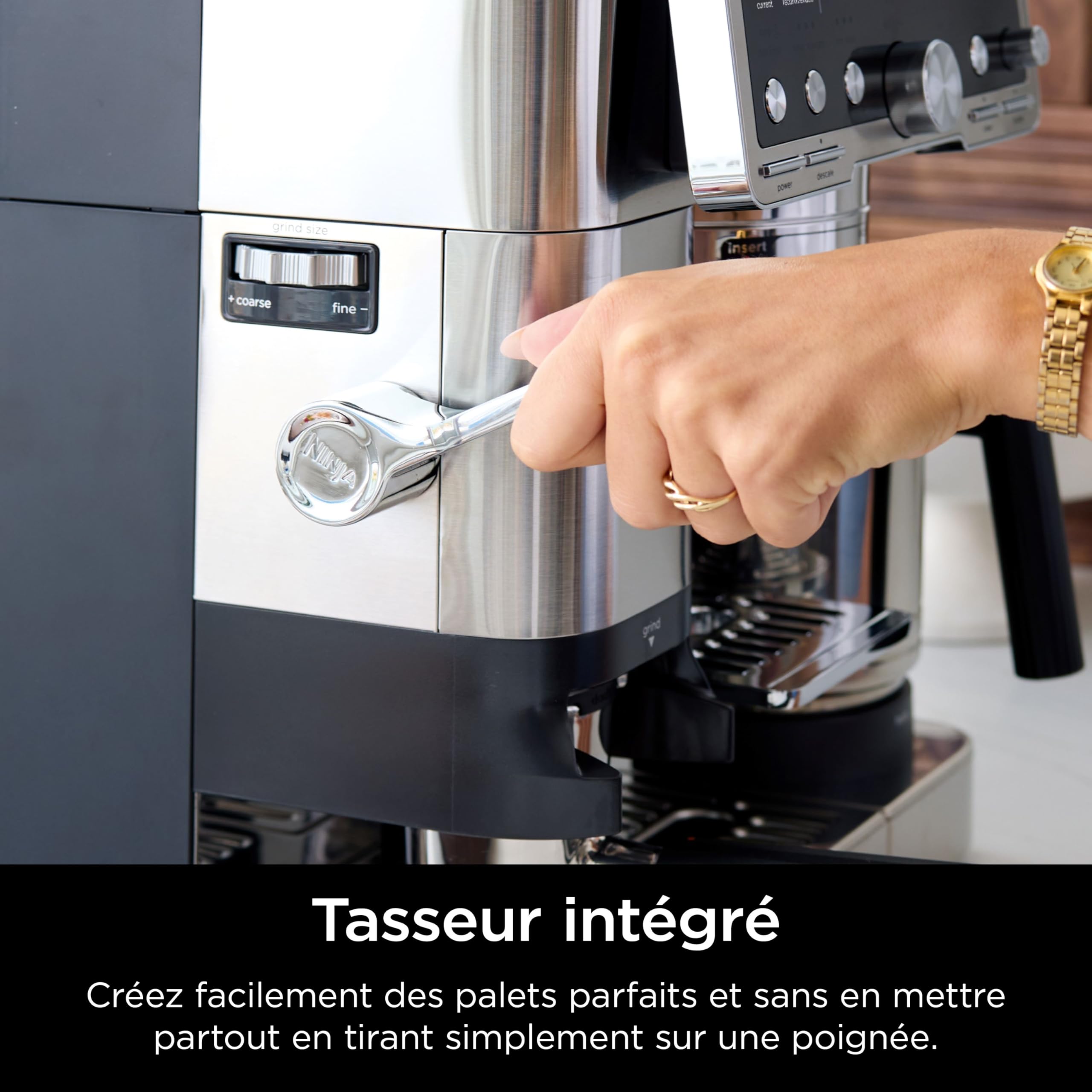 NINJA Machine à café Luxe Pro 3-en-1, Latte, Cappuccino ES701EU