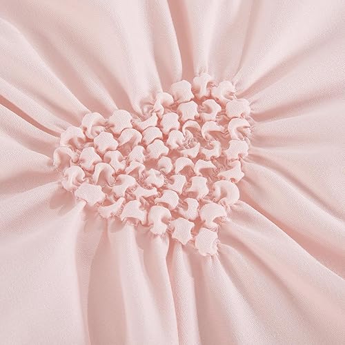 Miniatura 6 de HOMBYS Juego de ropa de cama de 3 piezas para cuna, color rosa princesa, ultra suave, con volantes, para todas las estaciones