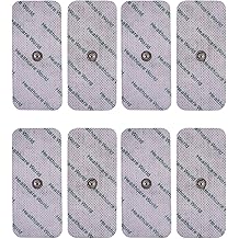 Healthcare World Compex Cefar Easy Large 3.9mm Push Button TENS Pads - Pack of 8