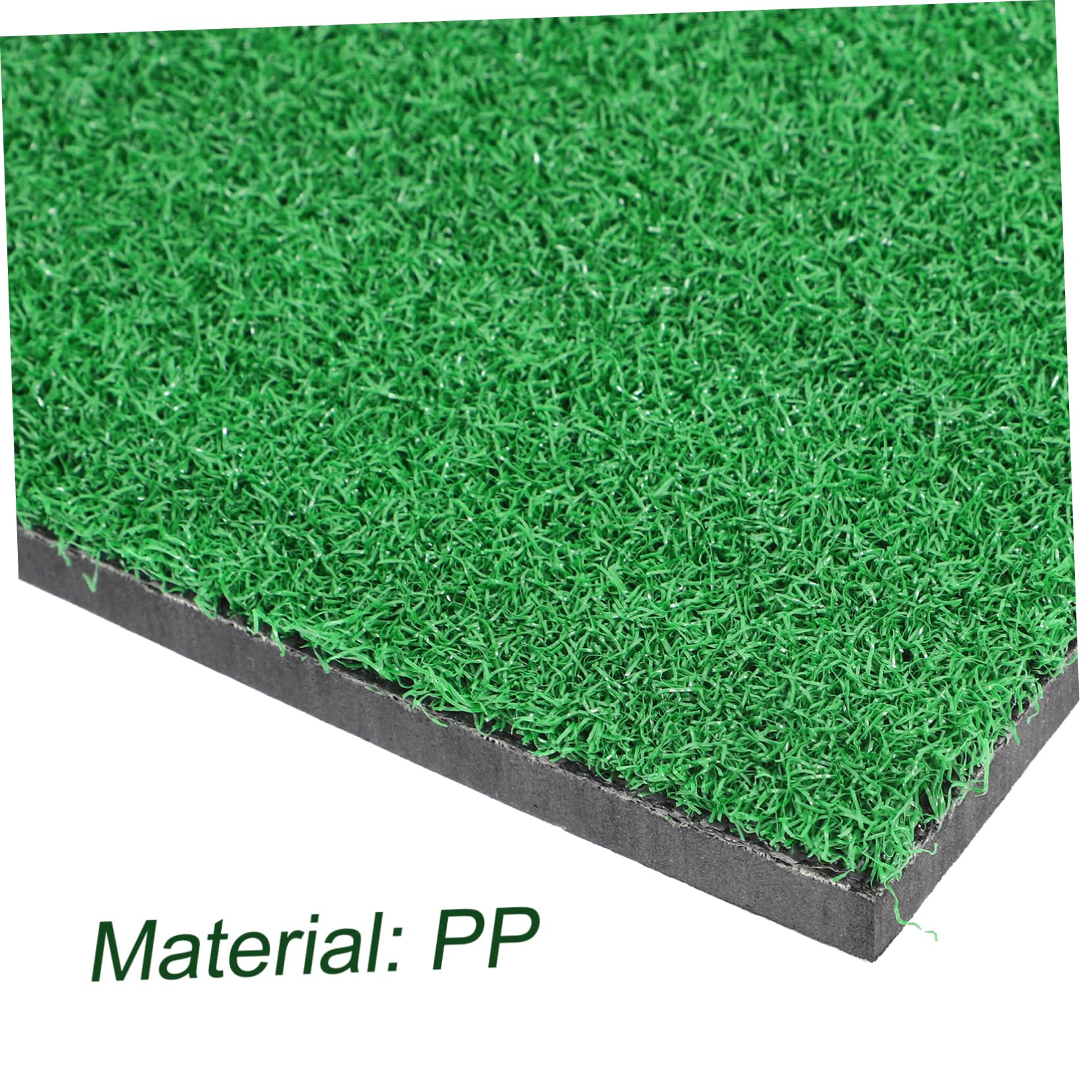 POPETPOP 3pcs Golf Practice Mat Set Indoor Hitting Mat Tee Portable Realistic Turf Training Aid for Home Gym