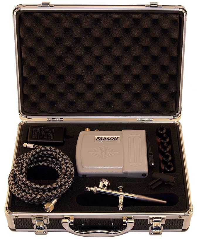 Paasche Airbrush Makeup Kit with Case and Batteries Beauty