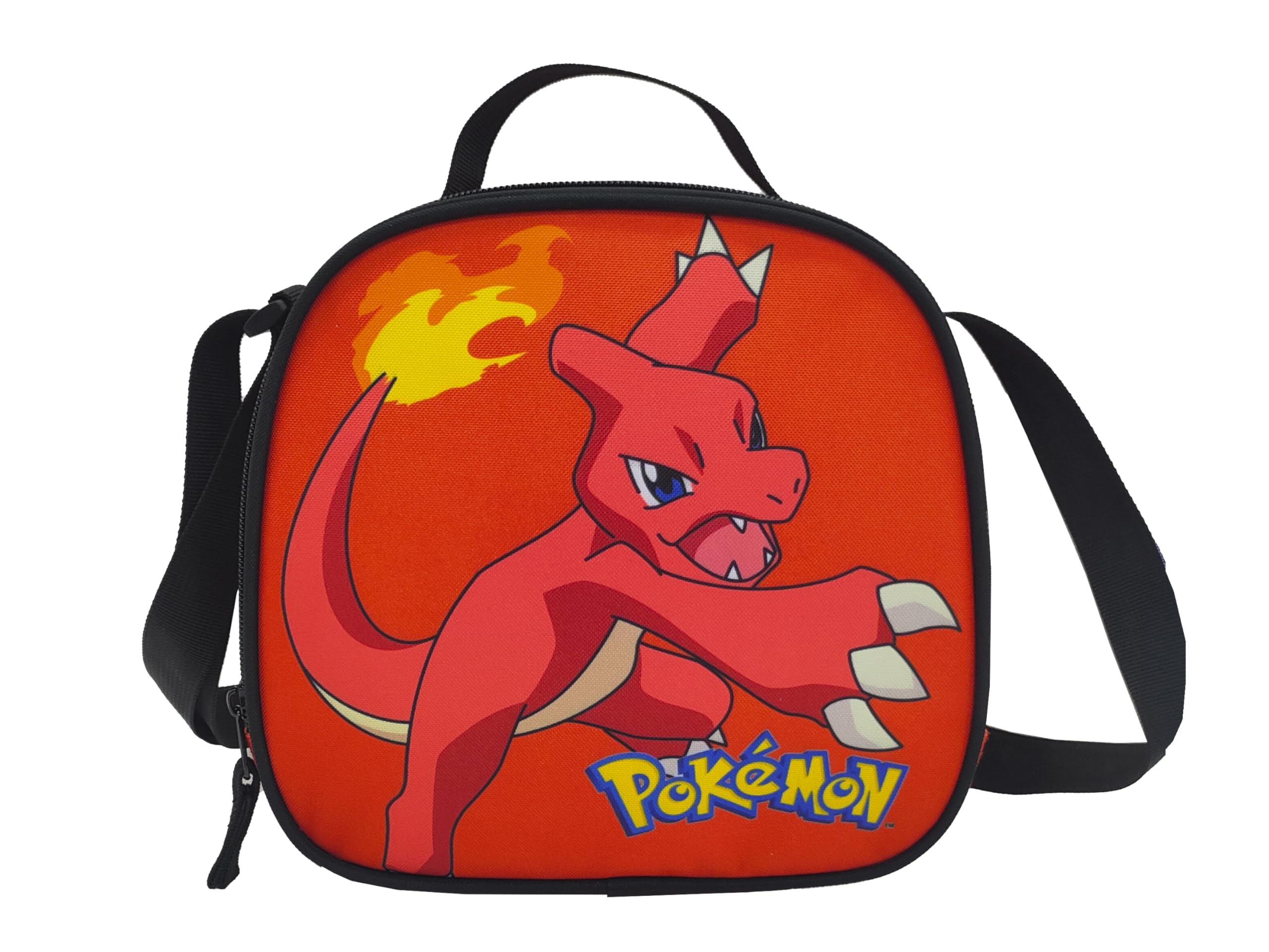 CYP BRAND Set Trolley Compact, Scolaire, Voyage, 3 pièces, boîte à Lunch, Couleur Orange, Produit Officiel