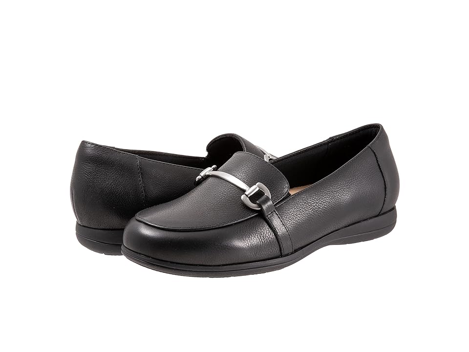 Trotters Donelle (Black) Women's Shoes INTERNATIONAL SHIPPING
