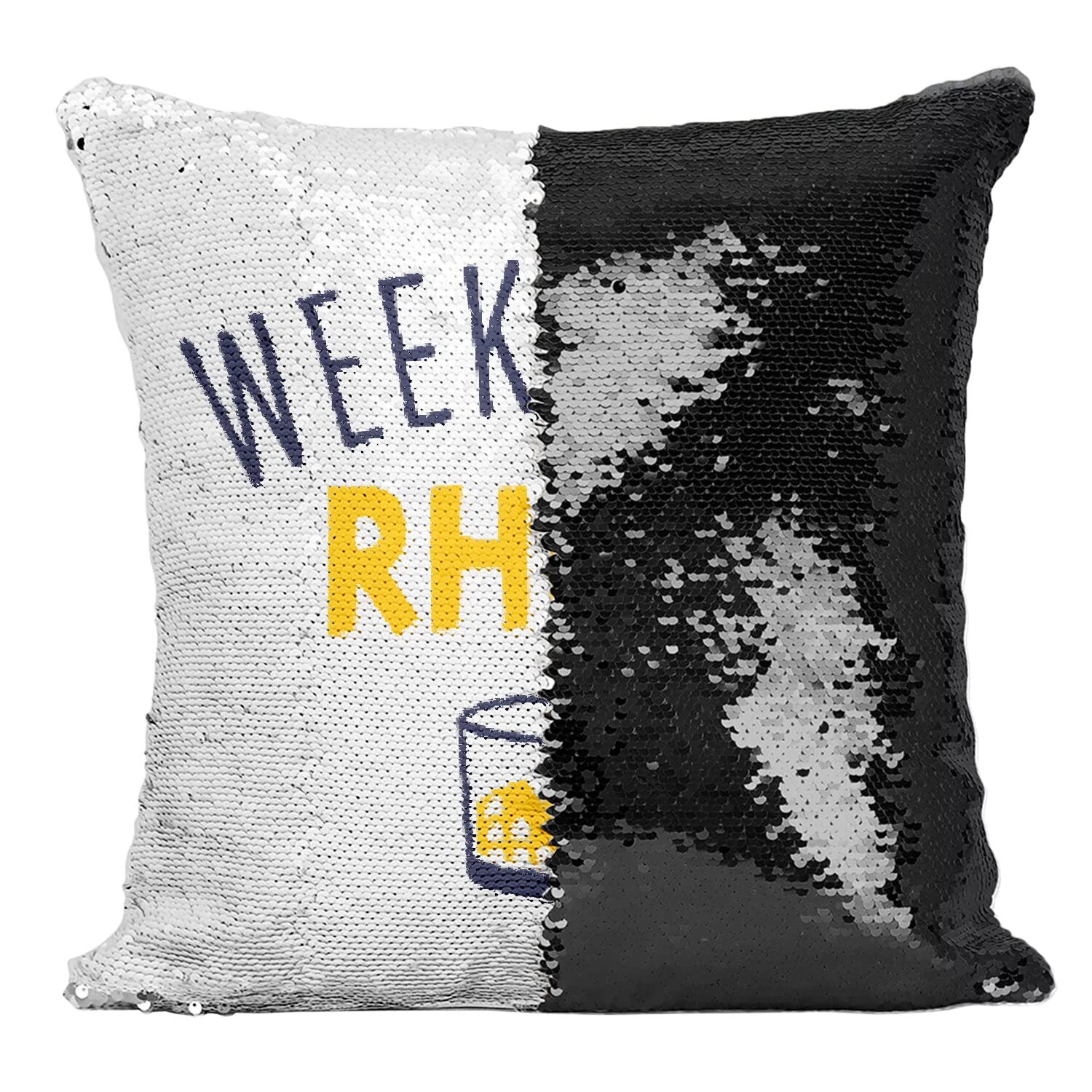 Coussin paillettes noir chic, le cadeau idéal pour sublimer une soirée apéro
