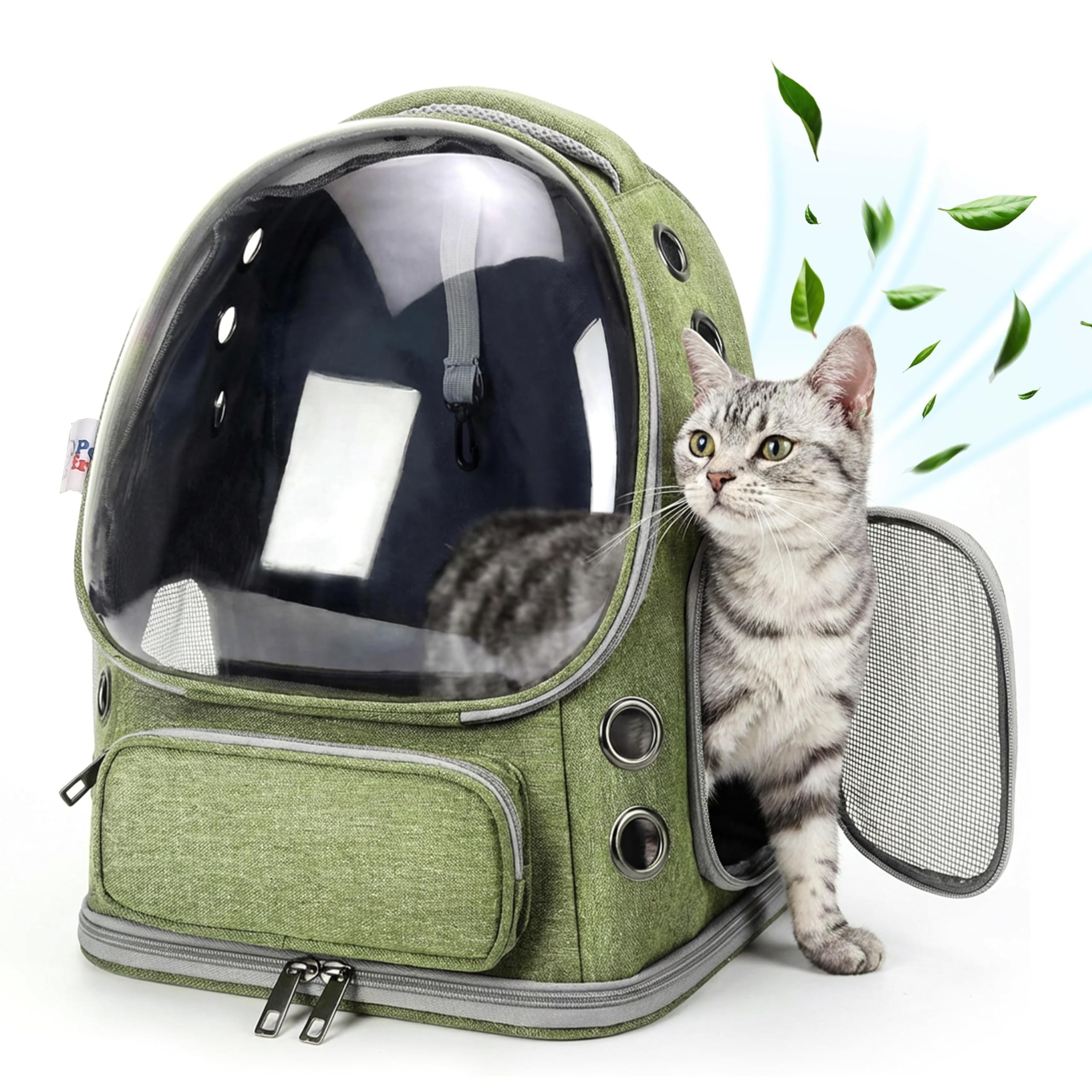 PETS & FRIENDS Mochila transportadora de Gatos Perros Conejos y Mascotas Amplia Bolsa Portátil