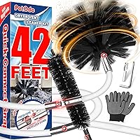 Vista 9 de Kit de limpiador de ventilación de secadora de 32 pies, cepillo flexible mejorado con accesorio de taladro para una limpieza efectiva, rotación