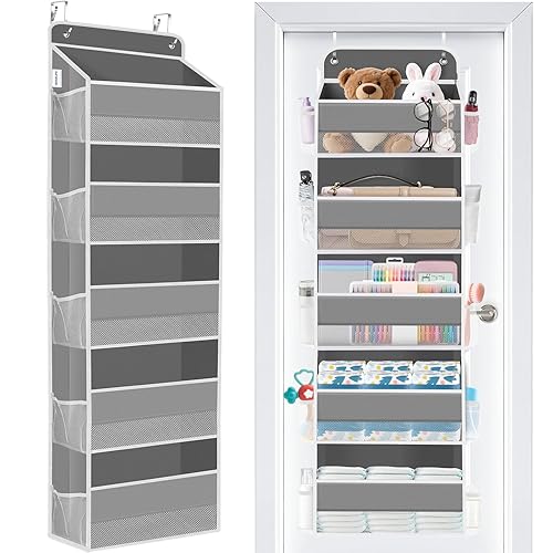 WISELIFE Over The Door Organizer - 5 Shelves Large Capacity