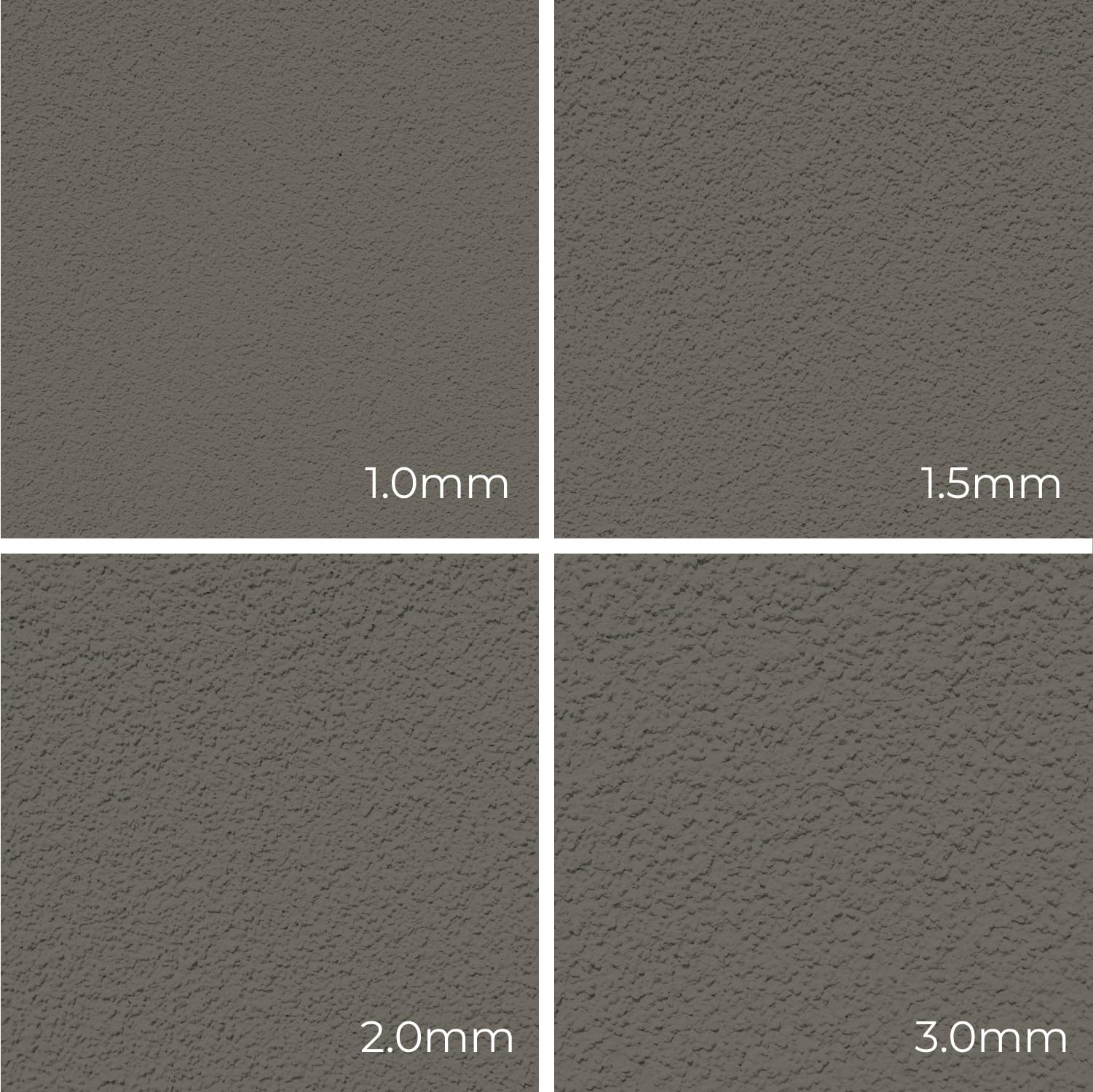 Intonaco In Resina Siliconica Grigio Scuro Caldo F296 15kg 1,5mm