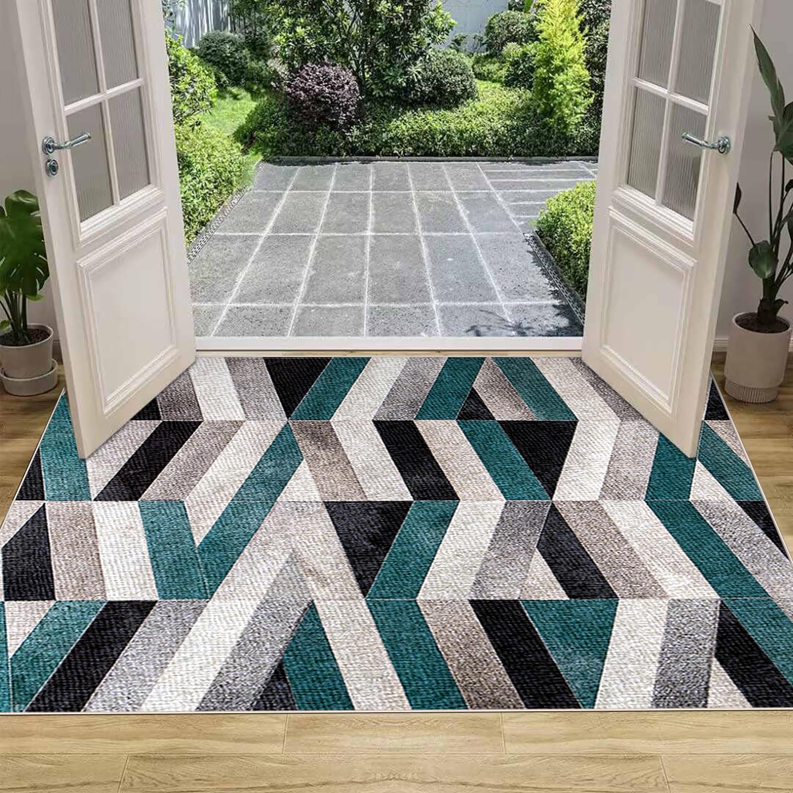 Extra Lungo Corridoio Hall Runner 80 x 300 cm Tappeto Cucina Antiscivolo Tappeti passatoia corridoio Lavabile Tappeti Runner Passatoia Lungo per Ingresso Lavanderia Camera da Letto