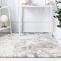 Vista 23 de Rugs.com Soft Touch Shag Collection - Alfombra de pasillo de 6 pies, color gris humo, perfecta para pasillos y entradas