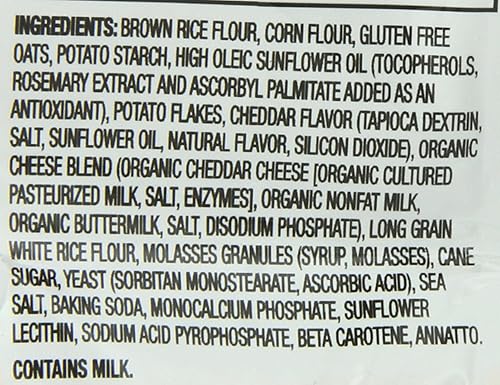 Miniatura 7 de Milton's Galletas sin gluten, sal marina crujiente, proyecto verificado sin OMG, Kosher, aperitivo certificado sin gluten, 5 granos en cada bocado